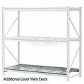 Global Industrial Additional Shelf, Extra Heavy Duty Rack, Wire Deck, 72inW x 48inD, Gray 504469A